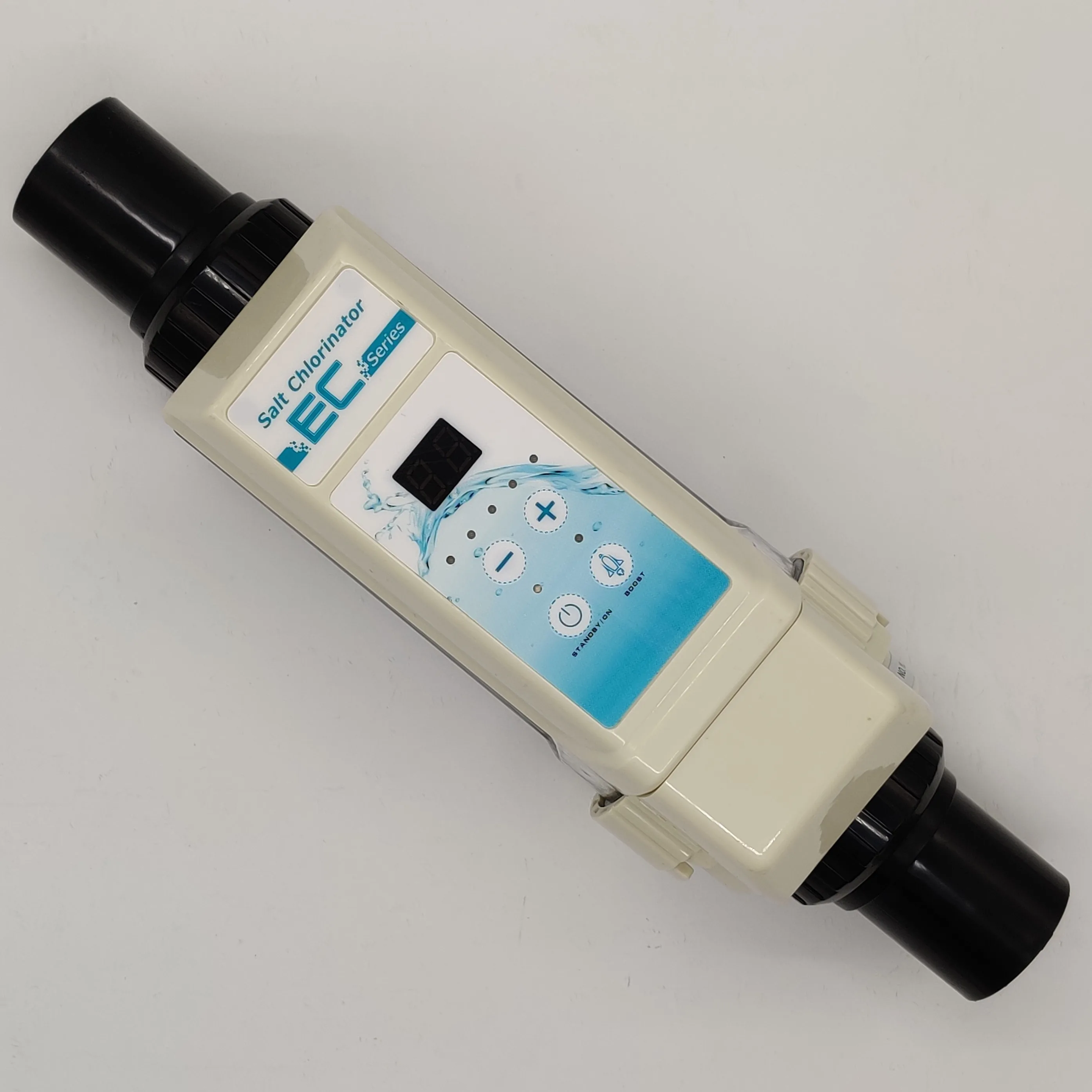 

Professional swimming pool equipment disinfection machine EC series swimming pool electrolysis salt chlorine machine, Beige