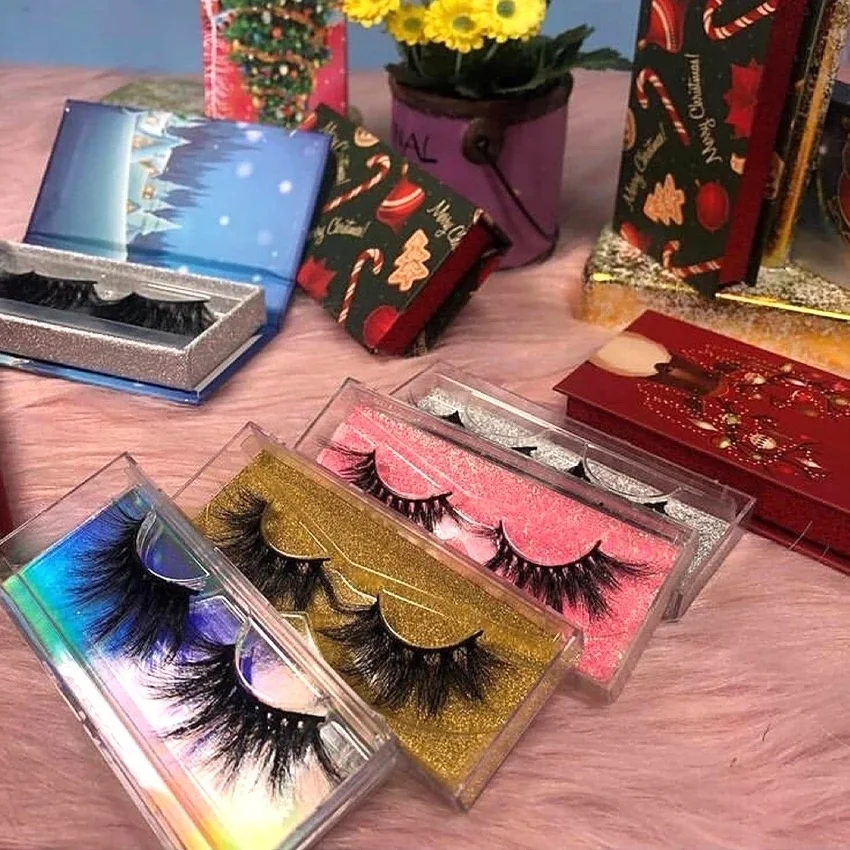 

Cruelty Free Vegan 3d Silk Eyelashes Vendor 100% Faux Mink Dark Eyelash Trays Strip Eyelashes Faux Mink, Black color