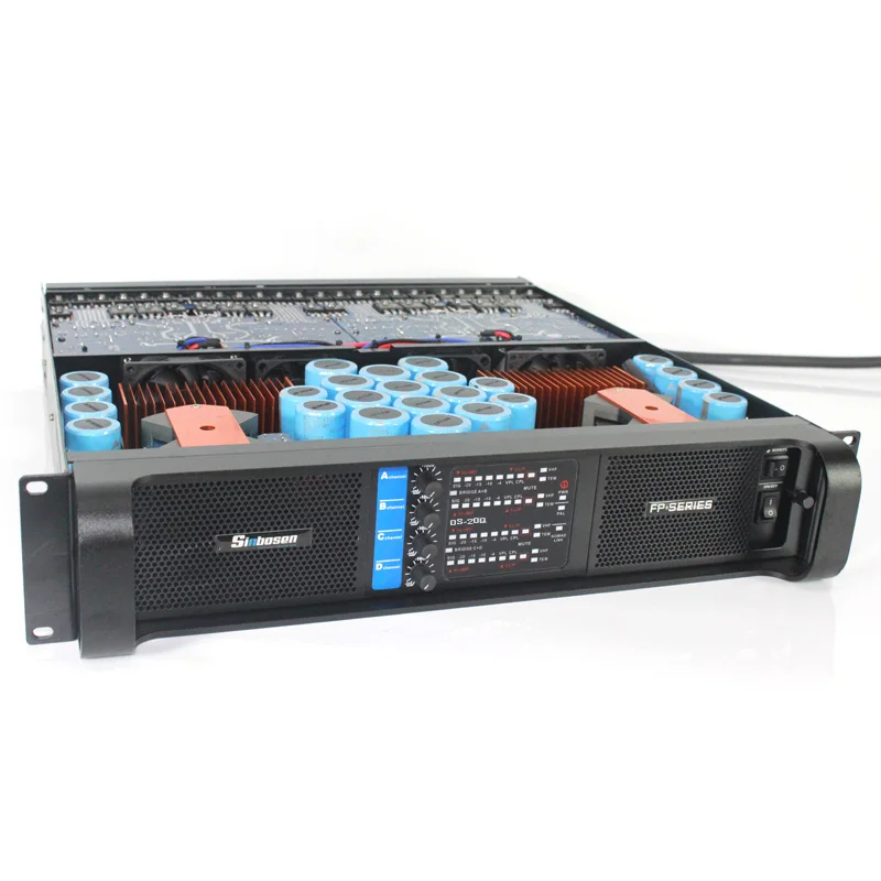 

Double Eleven DS-20Q 4000W 4 Channel Class TD Professional High Power Dj Audio Line Bass Amplifier for Sub Power Amplifier