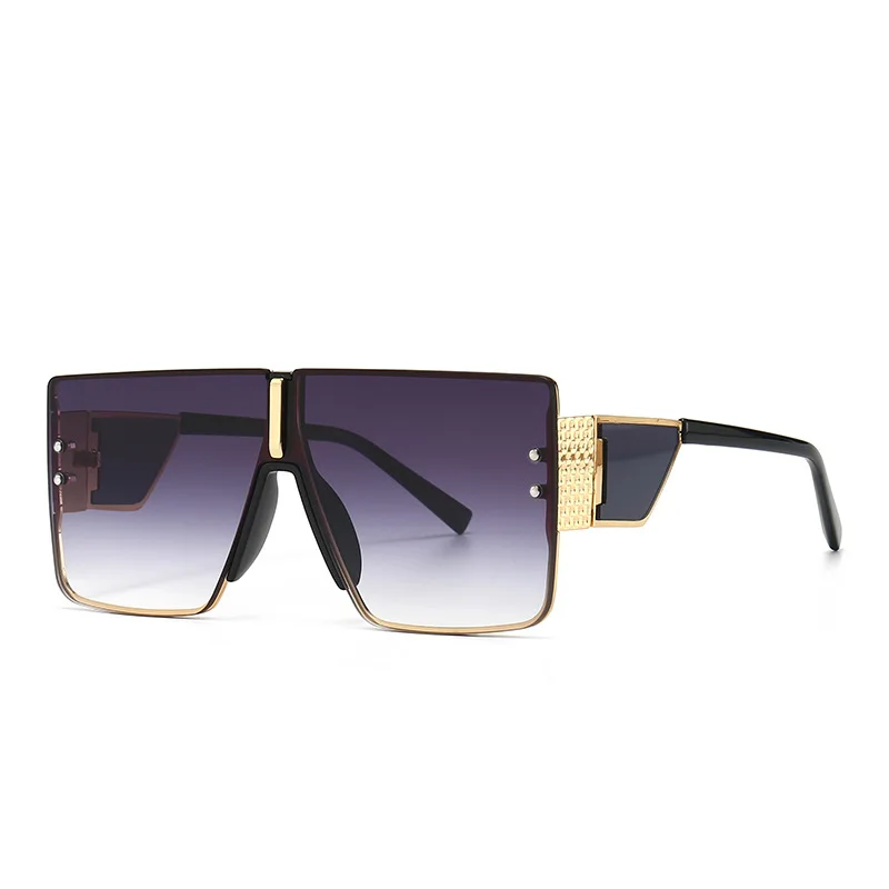 

2021 high quality rimless sunglass fashion women trend luxury designer sunglasses famous brands