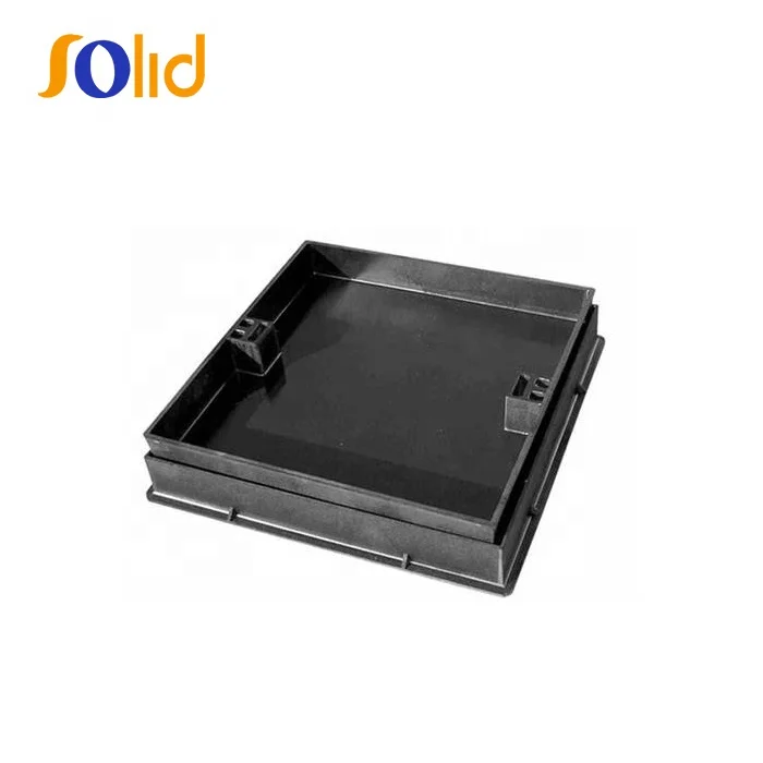 Square Concrete Filled Cast Iron Manhole Cover Recessed Cement Manhole Cover(3).jpg