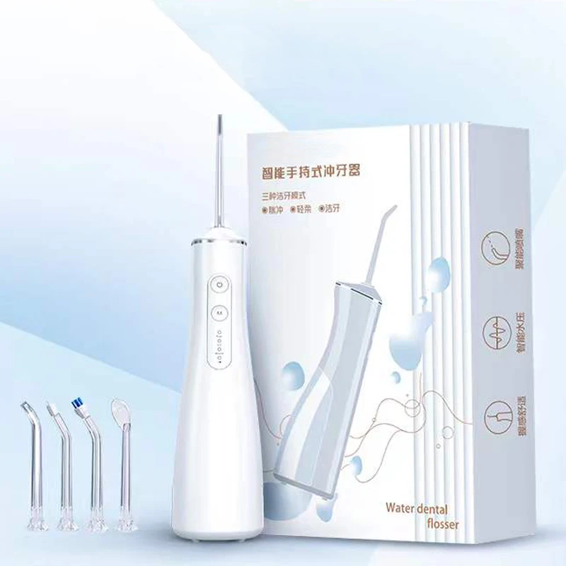 

Water Dental Flosser Cordless 3 Modes Dental Oral Care Irrigator Portable Rechargeable Water Toothpick for Home Travel