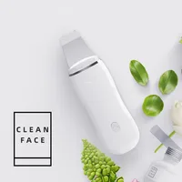 

2019 New Design Trending Product Portable Electric Beauty Care Ultrasonic Peeling Facial Clean Skin Scrubber