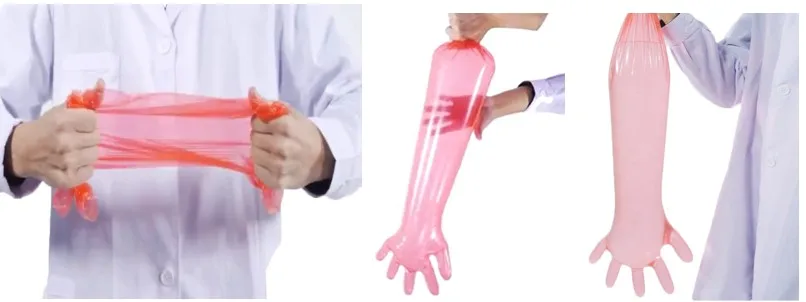 Arm Sleeve Shoulder Length Disposable Long Plastic Veterinary Gloves For Cow Insemination Buy