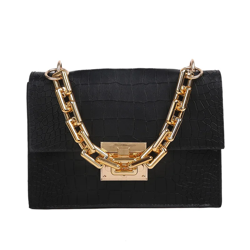 

Fashion Small Bag Women's New Fashion Chain Shoulder Slung Simple Texture Small Bag