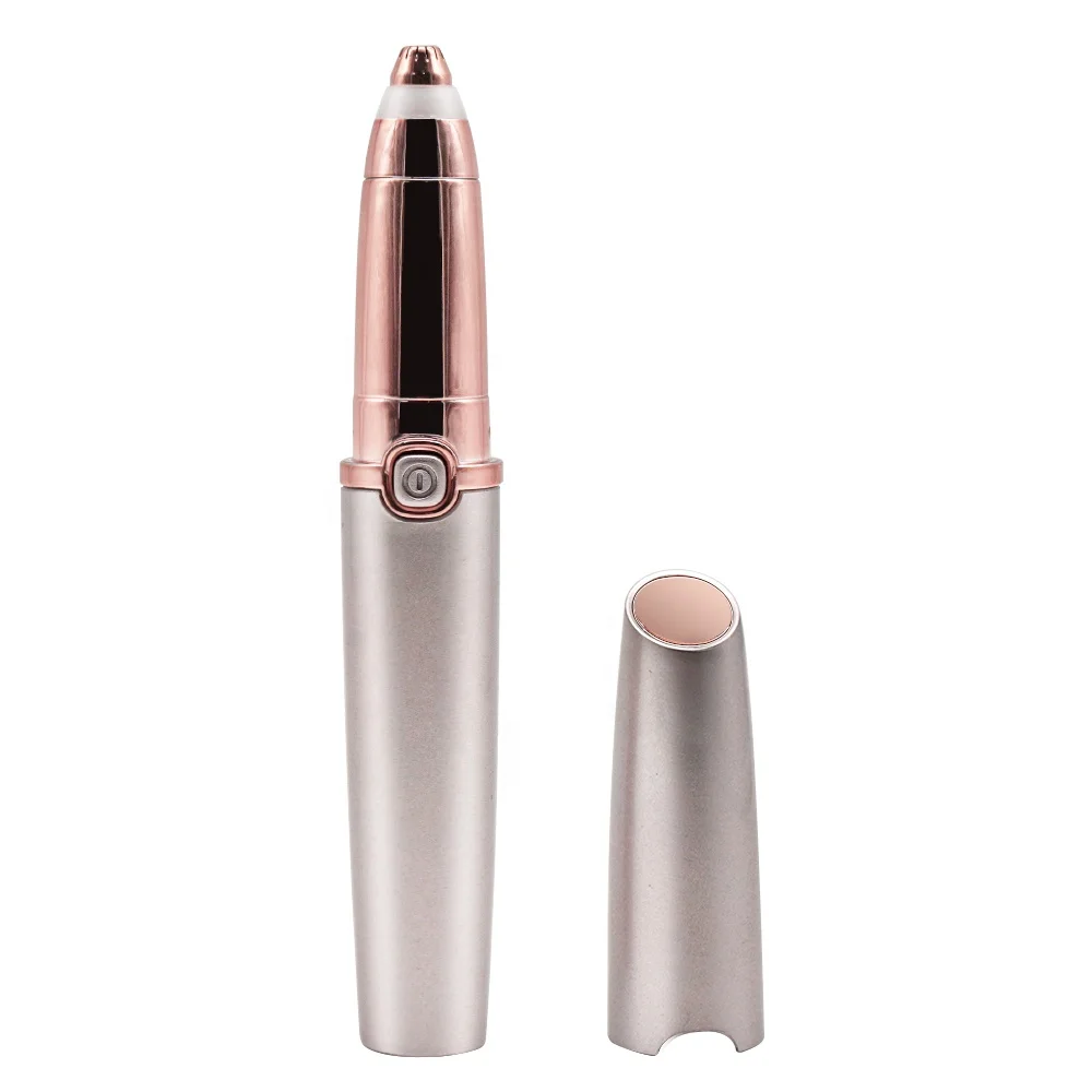 

Best Selling Painless USB Rechargeable Eyebrows Hair Remover, Rose gold