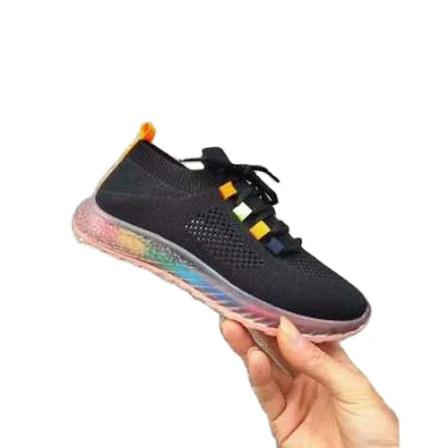 

2021 Fall New Casual Flat Sneakers Candy Color Cross Straps, As shown in figure
