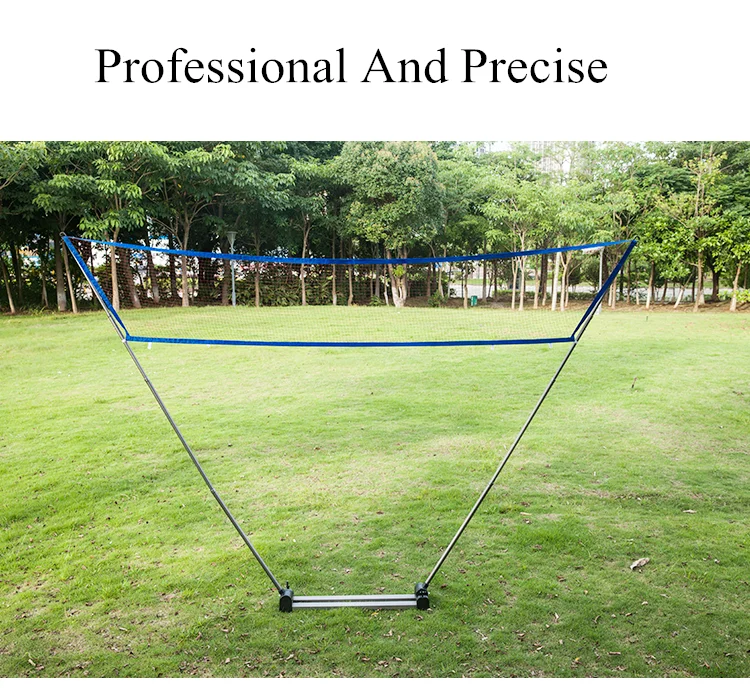 Badminton Net Stand Foldable And Portable Badminton Net With Poles