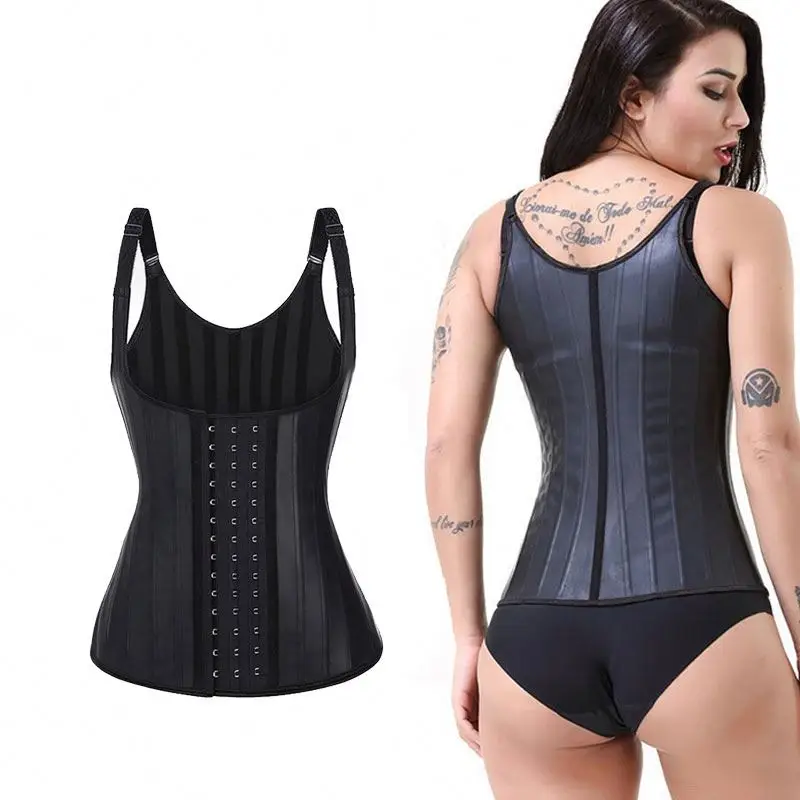 

Elastic Band 25 Steel Bone Waist Trainer Vest Thermal Latex Corset