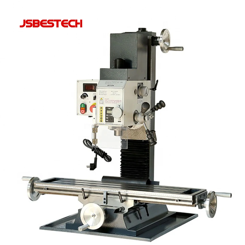 Milling Machine Bt32v Belt Driven Taiwan Vertical Competitive Price