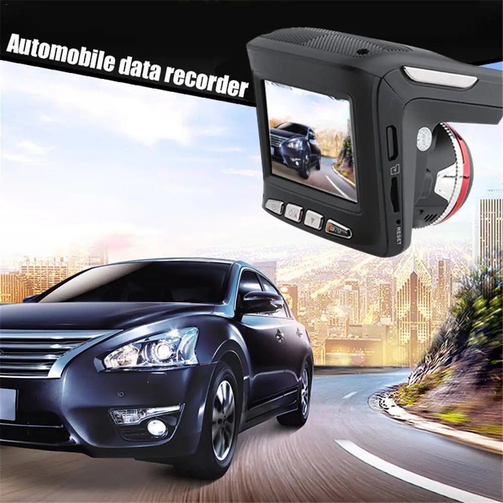 Мобильный регистратор. 2-In-1 2.4 inch 720p car DVR Camera Radars Detector Speedometer Video Recorder.