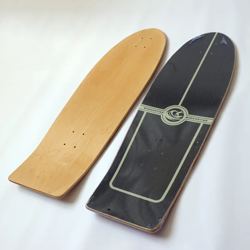 

Laier High quality custom 34inch surf skateboard deck new arrival canadian Maple blank surfskate deck