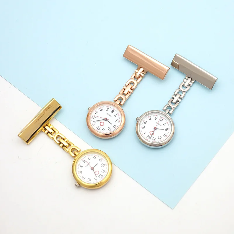 

Popular Mechanical Nurse watch Creative personality pocket watch Cute watch, As pic