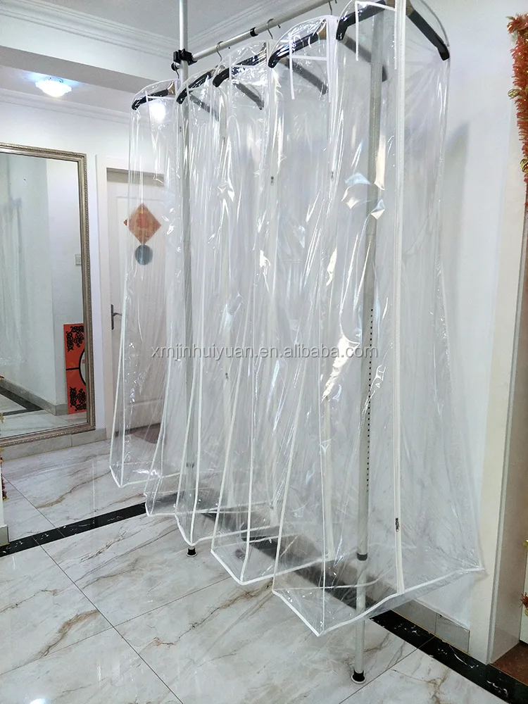 Custom Suit Garment Bag Pvc Clear Wedding Dress Bags With 3 Stock Size Clear Gown Bags Buy