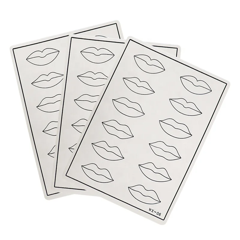 

Professional Rubber Lip Tattoo Practice Skin For Permanent Makeup, Skin color