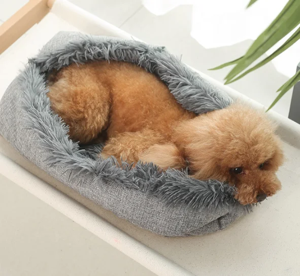 

Cotton Foldable Dual-use Pet House Cats Dogs Bed