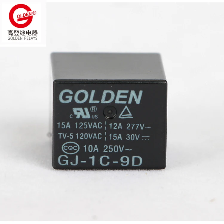 1x 899-1C-F-C E 9VDC Relais (T73C-10A) – 5 Pins, Industrietyp, Schaltleistung 10A