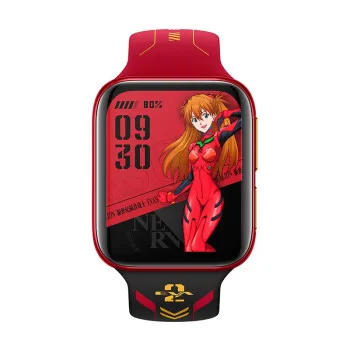 

Original OPPO Watch EVANGELION EVA edition 46mm Smartband eSIM Cell phone 1G 8G GPS 1.91inch AMOLED Flexible Watch VOOC 430Mah