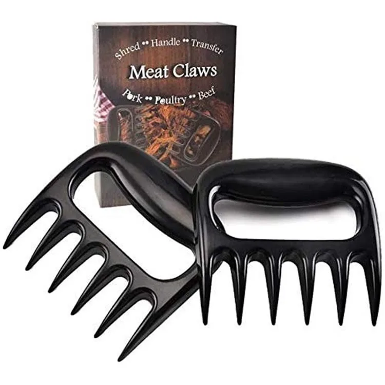 

Grill Tools 2pcs Barbecue Pull Pork Meat Bear Claws Chicken Shredders Divider Set Plastic Abs Bbq Meat Claws