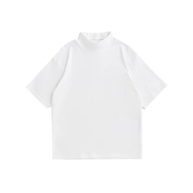 

100% cotton luxury quality plain custom t-shirts high neck premium branded t-shirt, Customized color