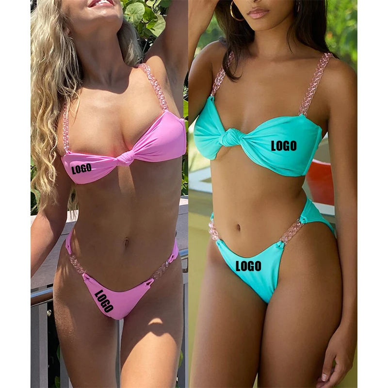 

Silver bikini cover up string thong fitness swimwear sexy shiny 2 pieces micro mini bikini bathing suits women