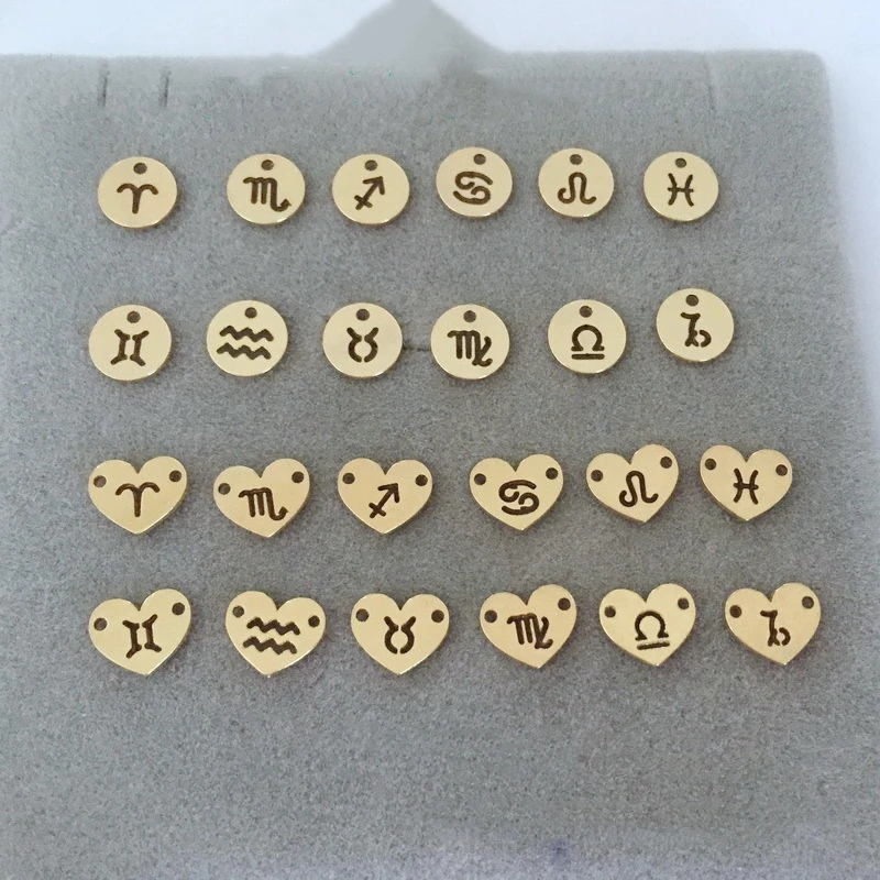

100% Genuine Gold Filled Star Sign Charms for DIY Jewelry Making Gold Filled Findings