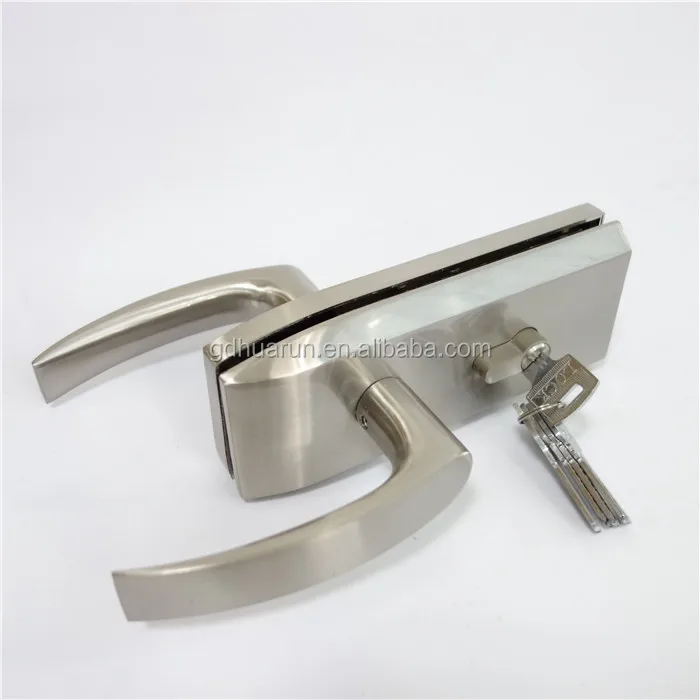 2019 Modern Design Heavy Duty Office Safety Pivot Glass Door Lock Set