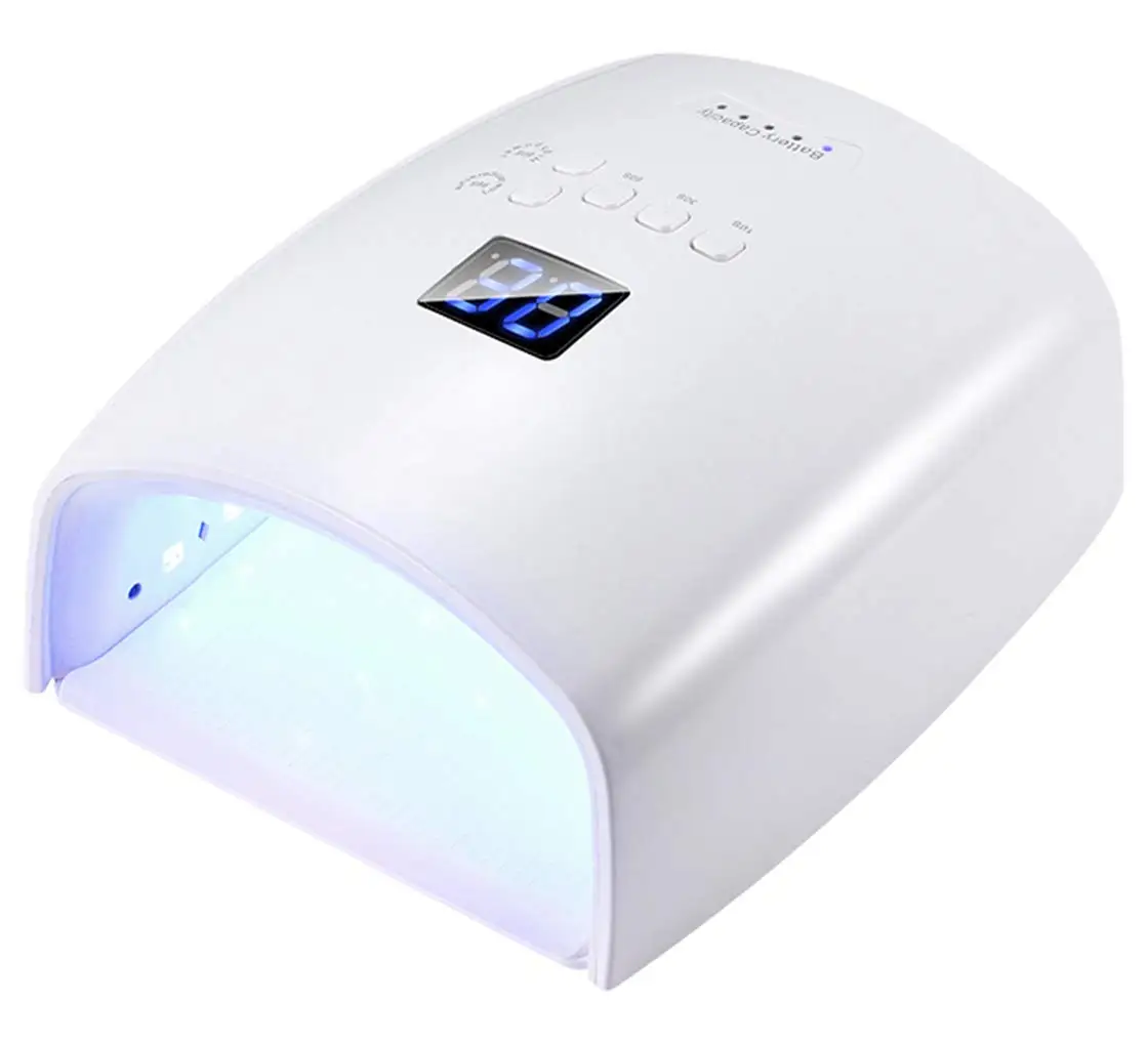 

OEM/ODM Built-in-Battery Rechargeable 48W Wireless Cordless UV LED Nail Lamp