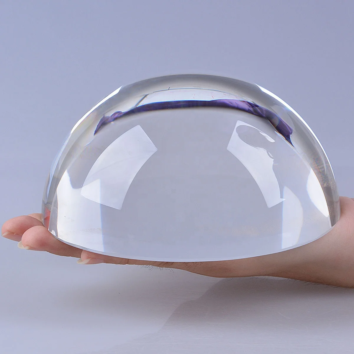 

Honor of crystal 100mm 4inch Crystal Hemisphere Glass Half Ball Paperweight Gifts