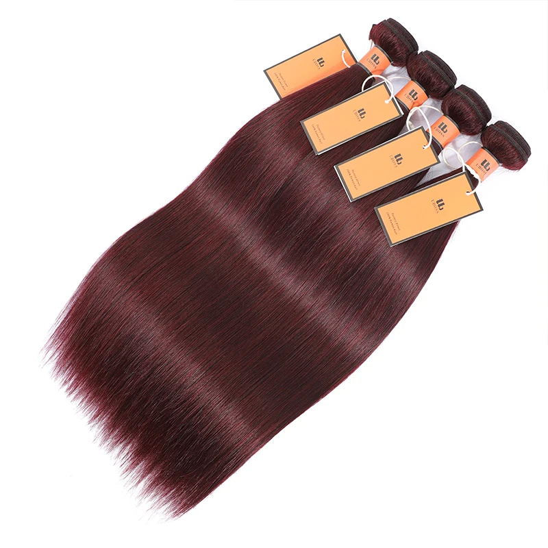 

Wholesale Virgin Straight Hair Indian Vendors Ombre Burgundy Bundles