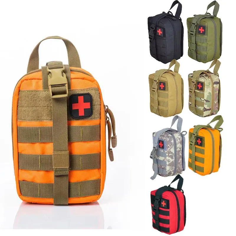 

800D Fabric Molle Survival Tool emergency Heavy Duty Multifunction molle pouch First Aid Kit molle waist bag