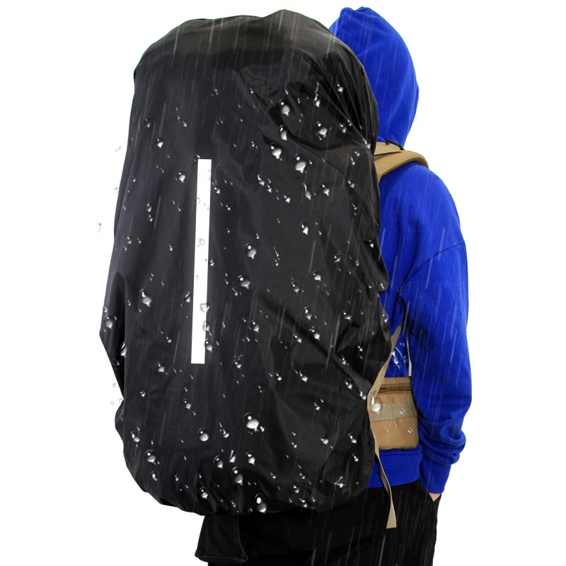 

Customize Reflective Dust Bag Cover Waterproof 20-80l Mountain Backpack With Rain Cover Shoulder Bag, 19 colors