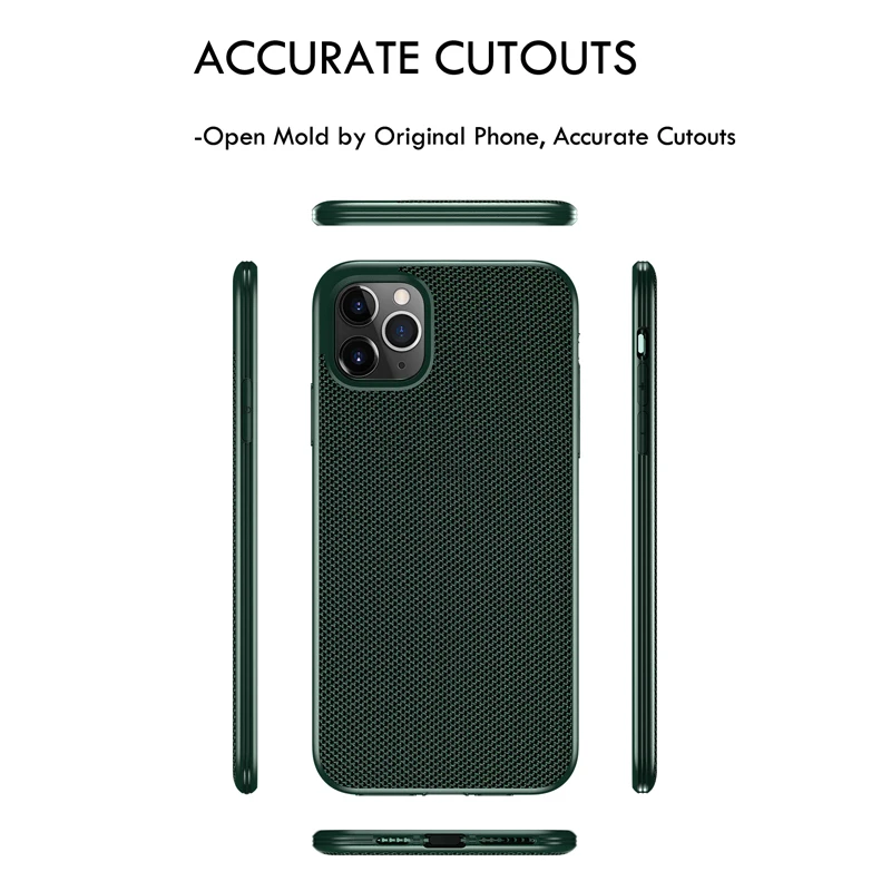 Unique Nylon Phone Case For Apple iPhone 11 Case Ballistic Nylon Shockproof Mobile Phone Cover Case For New iPhone 2019