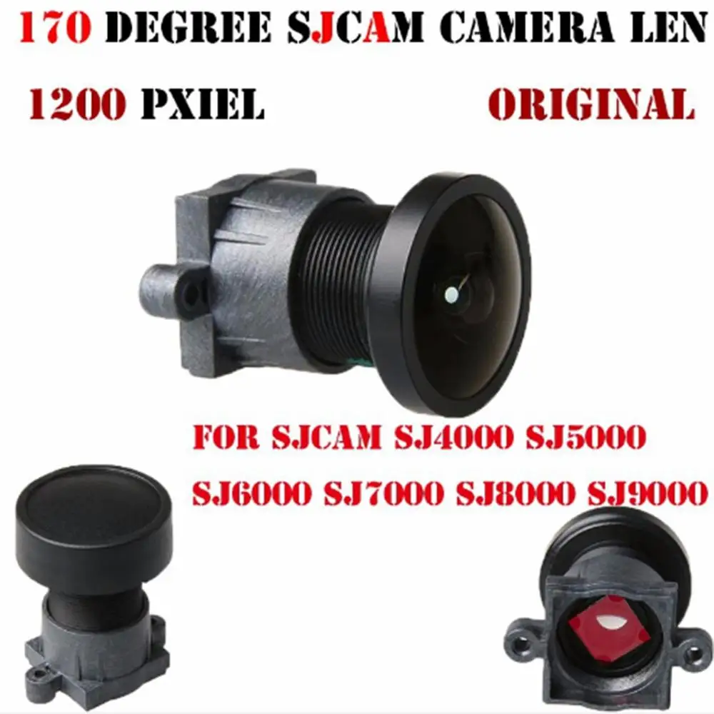 2.1mm 170 Degrees Wide Angle Camera Lens 12 Million Pixels For   SJ4000/SJ5000/SJ6000/SJ7000/SJ8000/SJ9000