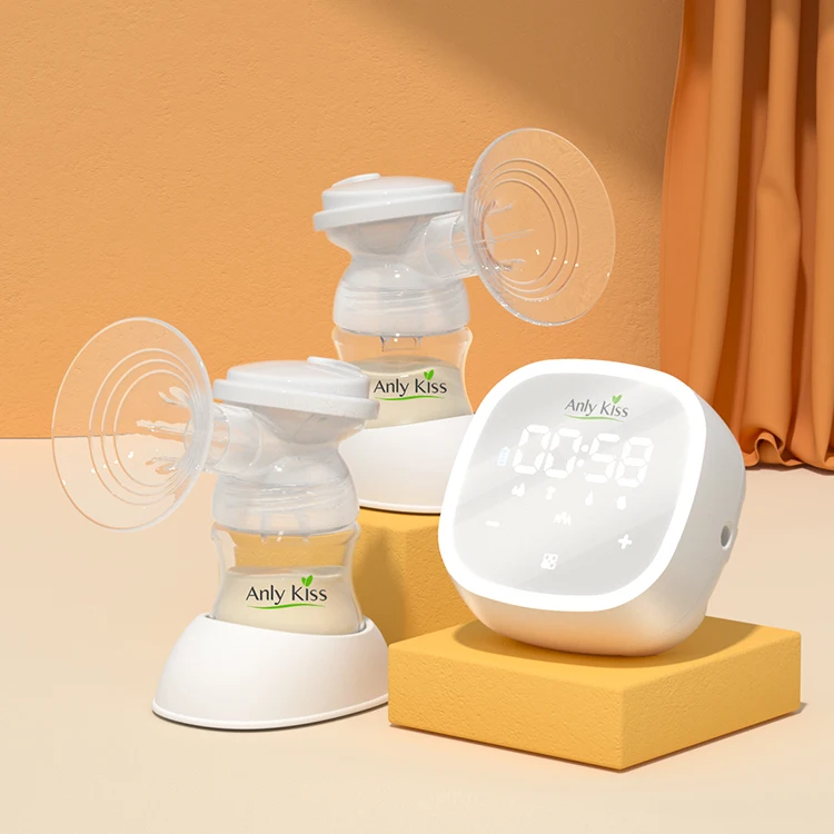 

Anly Kiss Portable Super Silent Motor Rechargeable Battery Breastpump Electric Automatic Smart Breast Pump, Customized color