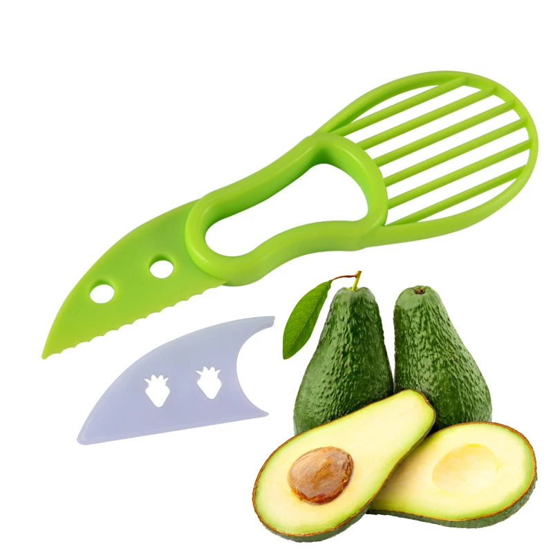 

Avocado Cutter Multifunction Convenience Pitter Tool 3-In-1 Avocado Slicer Fruit And Vegetable Tools