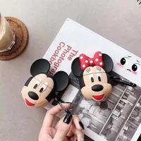 

For Minnie Mickey Apple Airpods Case 3D Cartoon Silicone Ear pods Cover