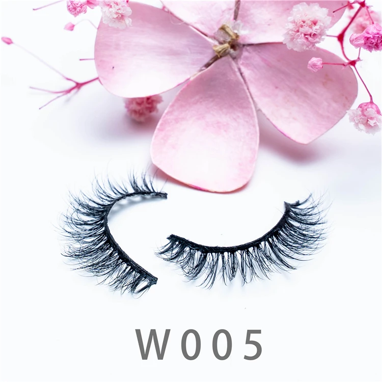 ZWO ty Creat my own brand 3D mink lashes private label cheap price false eyelashes mink eyelash, Black mink eyelash