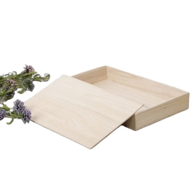 

Promotional Pure Solid Wood Rectangular Storage Box in Indoor Box & Case Folk Art China PINE