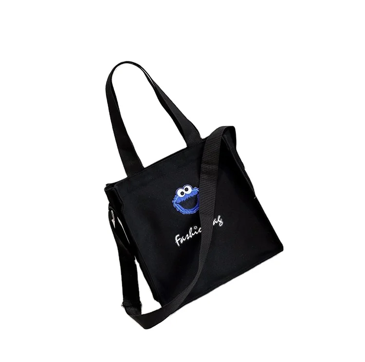 

Custom logo fashion outdoor high capacity high quality colorful ladies canvas tote shopping bag, Any color are available