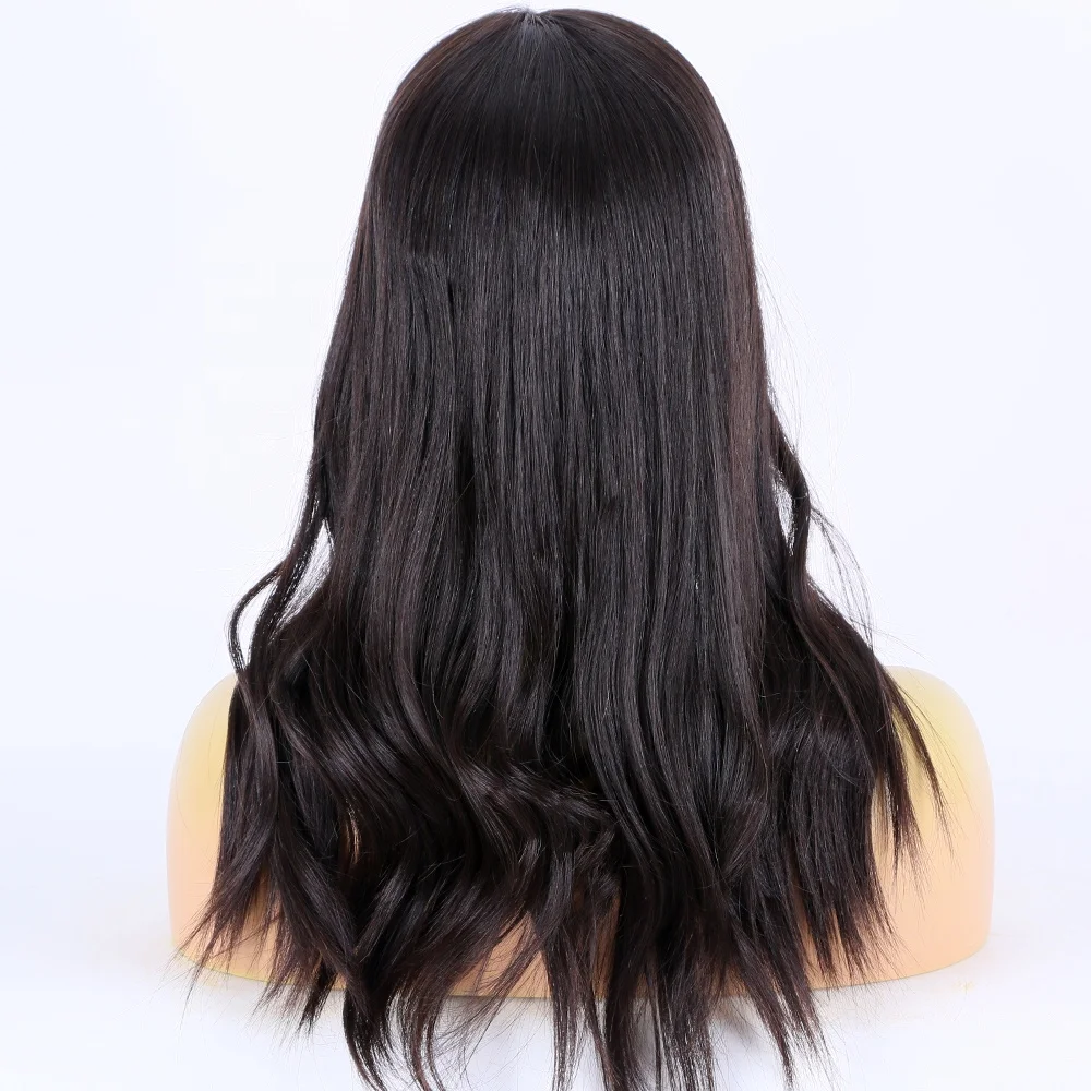 

full ends weft section with hand made silk base hair topper super double drawn virgin european remy human hair toupee for women
