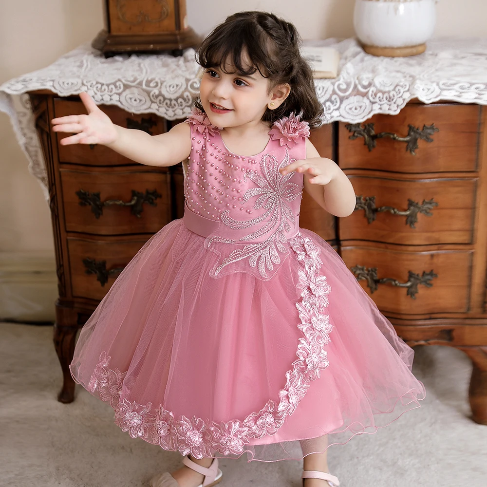 

MQATZ 2021 Latest Hot Selling Kids Clothing Evening Party Dress For Baby Girls Flower Girl Pageant Dress