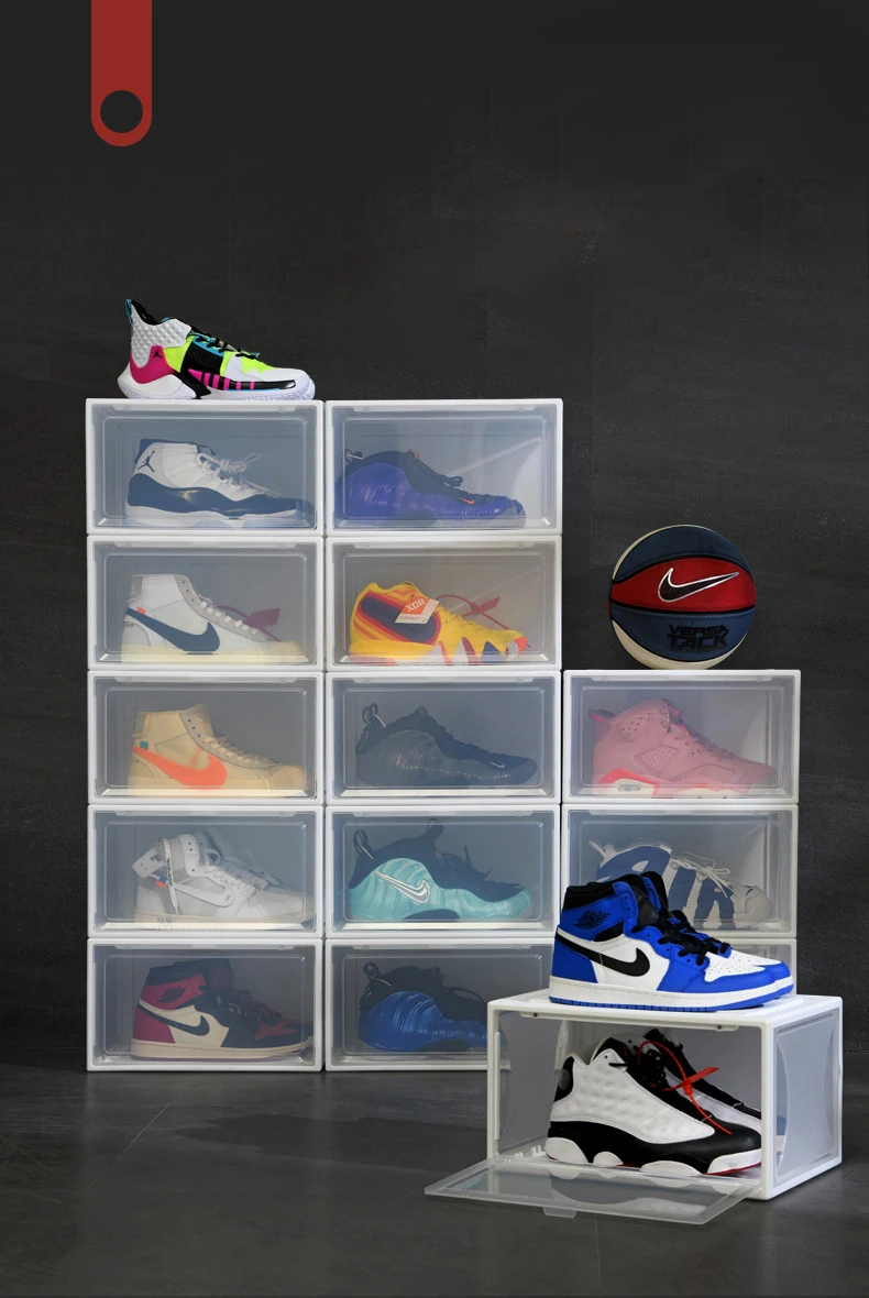 stackable clear shoe drawers on Shoe Box Stackable Plastic Shoe Storage Box Side Door Magnet Suction Dust Proof Moisture Proof Shoe Boxes With Magnetic Door Buy Plastic Shoe Storage Box Side Door Magnet Suction Dust Proof Moisture Proof Shoe Boxes Shoe Boxes