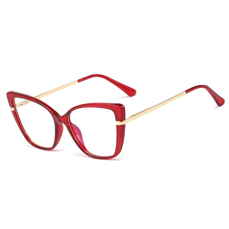 

95276 Fashion Cat Eye Optical Glasses Blue light Blocking Gafas Beautiful Women Glasses frame oculos frame glass