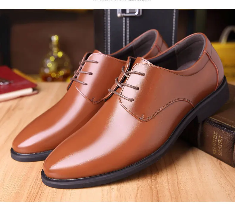 

2022 Latest Formal Shoes Men Elevator New Arrivals Height Increasing Men Dress Shoes Factory Custom Office Men Shoes