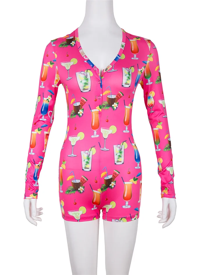 Wholesale Bodycon Stretchy Onesie Shorts Sexy Rompers Adult Onesie