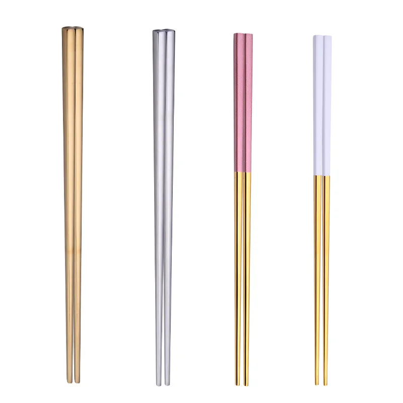 

Wholesale 18/10 Chopsticks Stainless Steel 304 Titanium Chopsticks