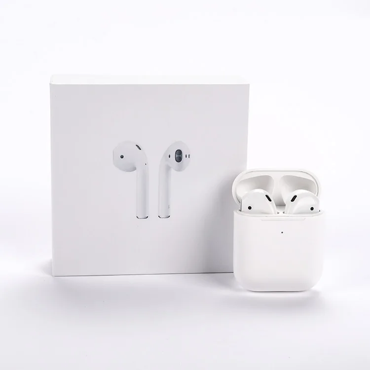 

2021 Top Quality Blue tooth Headphones Appled Air 2 pods Wireless Earbuds 2nd Generation GPS Rename 1:1 Air 2 TWS