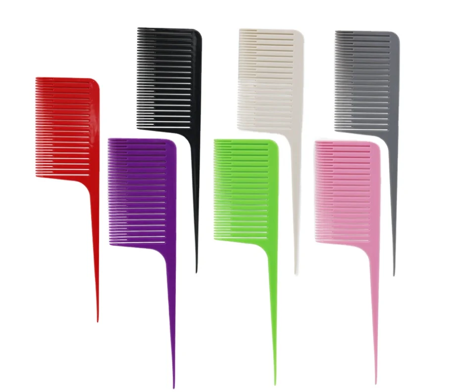 

Wholesale Rat Tail Comb Suppliers Barber Comb Pink Barber Shop Tail Comb, Black