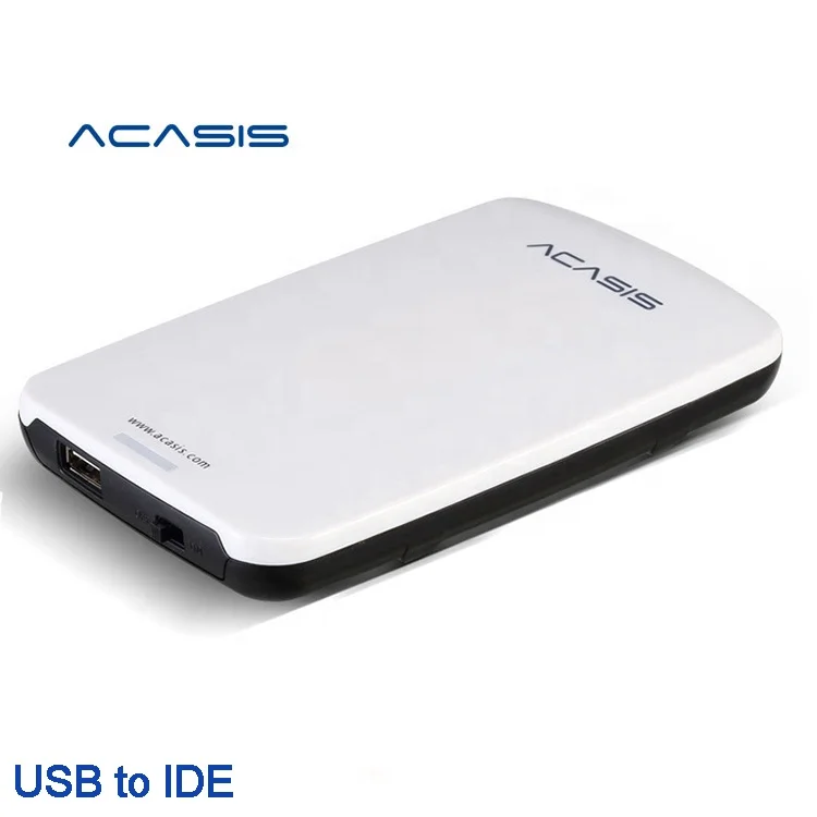 

Portable Plastic External Storage 2.5 Inch external Hard Disk Drive adapter enclosure usb 2.0 to SATA 2.5 hdd case box, Black and white